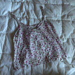 Abercrombie & Fitch Pink Floral Top
